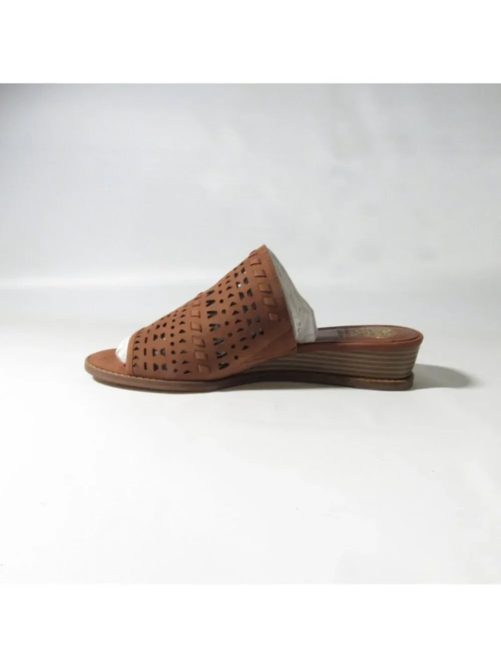 Vince Camuto Leather Wedge Slide Sandals ~ Rallema ~ Size 10 NIB